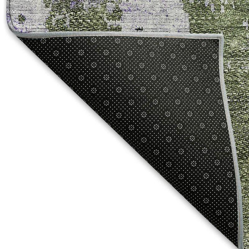 Premium Machine Washable Mayfield Olive Rug