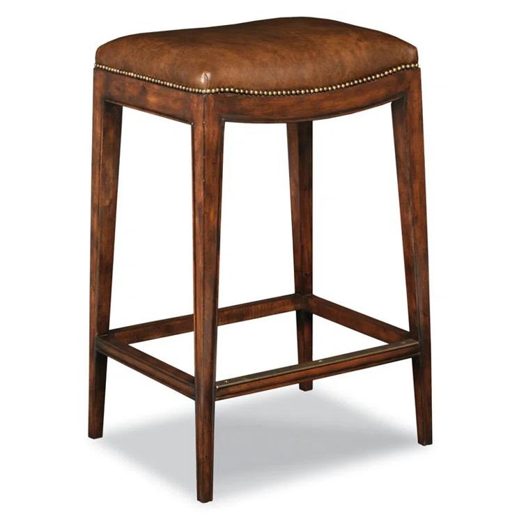 Woodbridge Furniture Bordeaux Upholstered Counter Stool with Solid Wood Frame