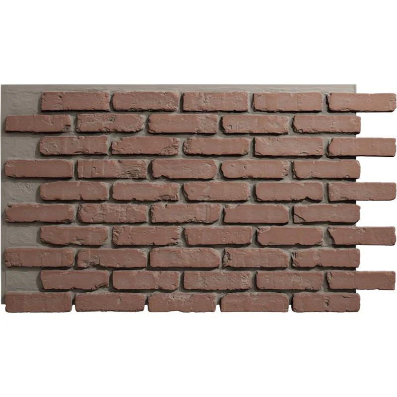 Ekena Millwork EverStone Aged Brick Faux Brick Panel
