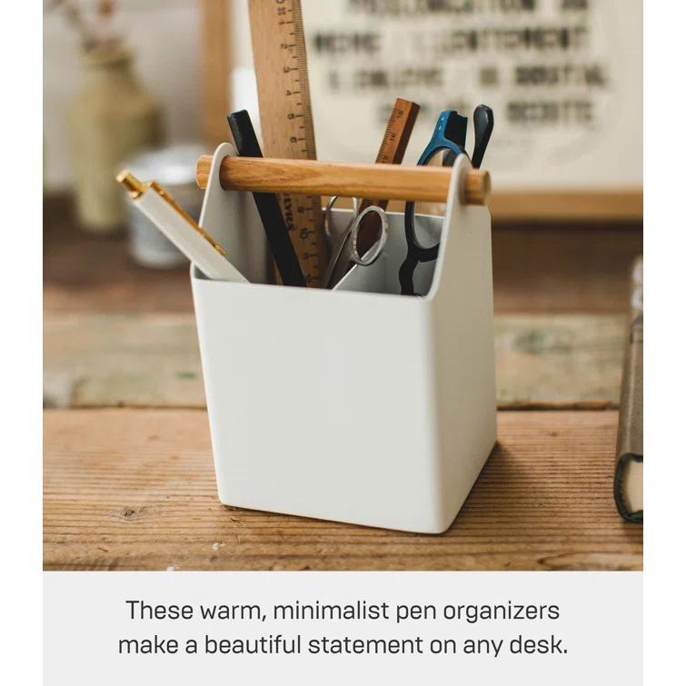 Tosca Yamazaki Home Pen Stand Organizer, Stationary Holder For Office & School Supplies