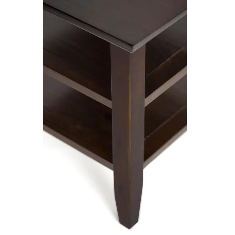 Simpli Home Acadian Solid Wood End Table