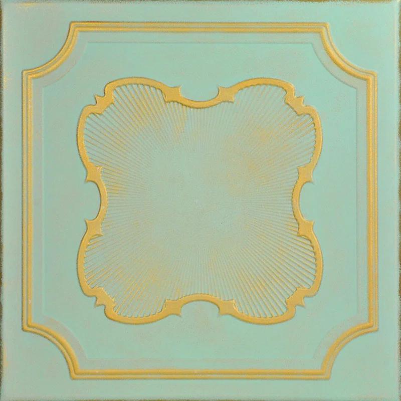 A La Maison Ceilings Coronado 1.6 ft. x 1.6 ft. Polystyrene Glue-up Ceiling Tile (Set of 48)