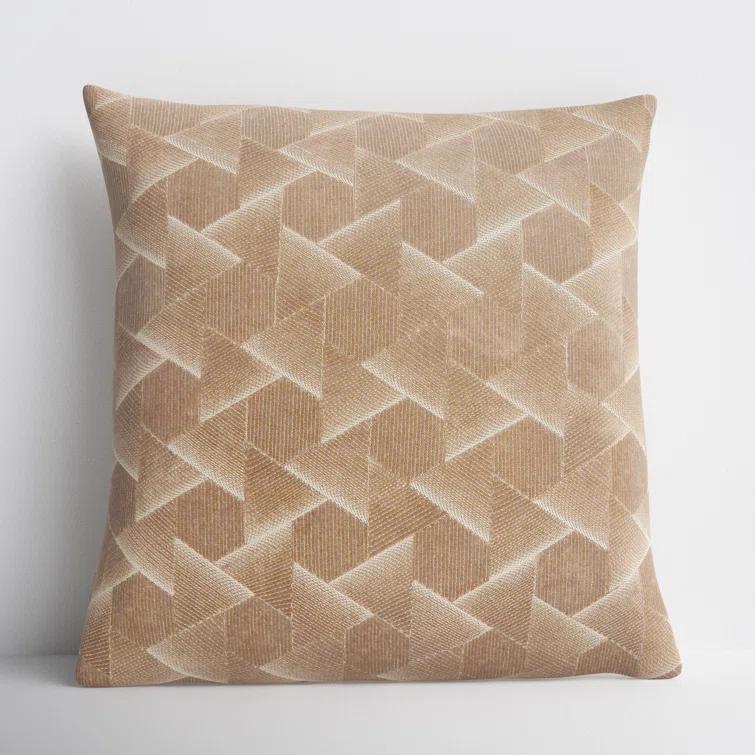 Gretchen Geometric Cotton Throw Pillow