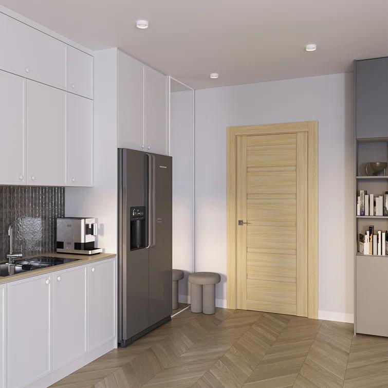 Belldinni Louver Solid Manufactured Wood Paneled Interior Door Slab