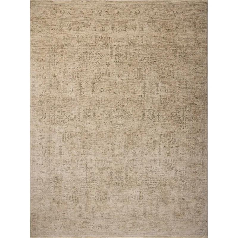 Junie II Rug Magnolia Home by Joanna Gaines x Loloi - Oatmeal and Smoke / 2' x 3'