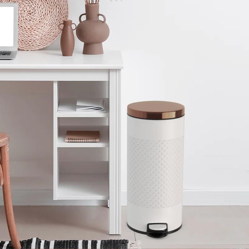 Innovaze Metal Step On Kitchen Trash Can - 8 Gallons