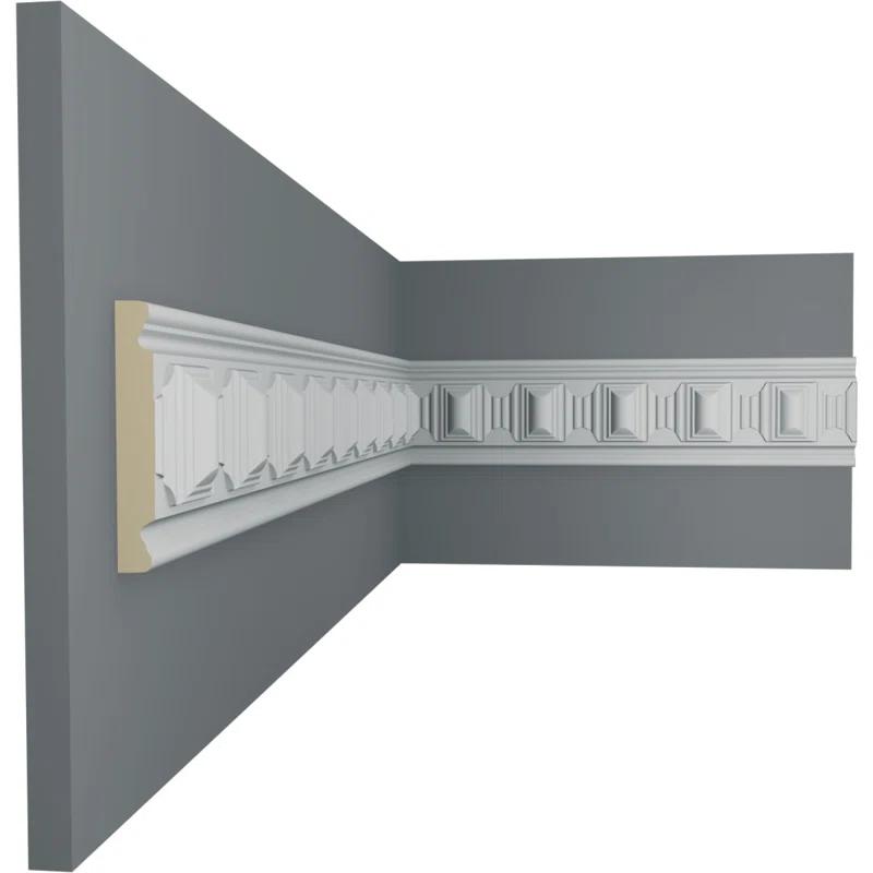 2 3/8"H x 5/8"P, 94 1/2"L, (1 7/8" Repeat), Carrillo Chair Rail (Set of 8)