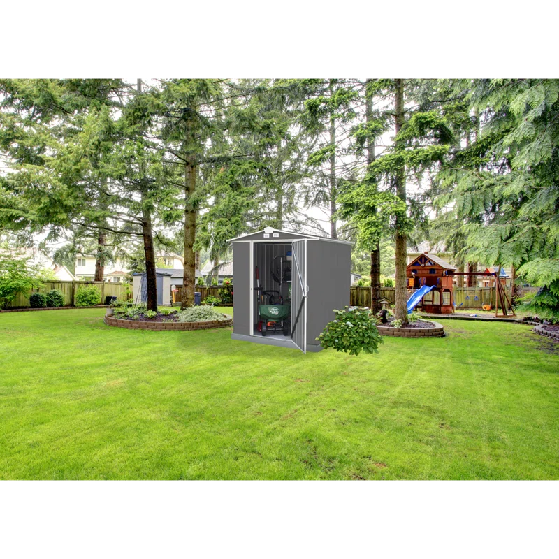 Arrow EZEE Shed 6 ft. W x 5 ft. D Metal Storage Shed