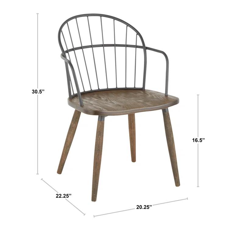 Gracie Oaks 16.5'' H Armchair