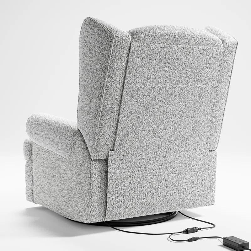 Serenity Swivel Reclining Glider with USB