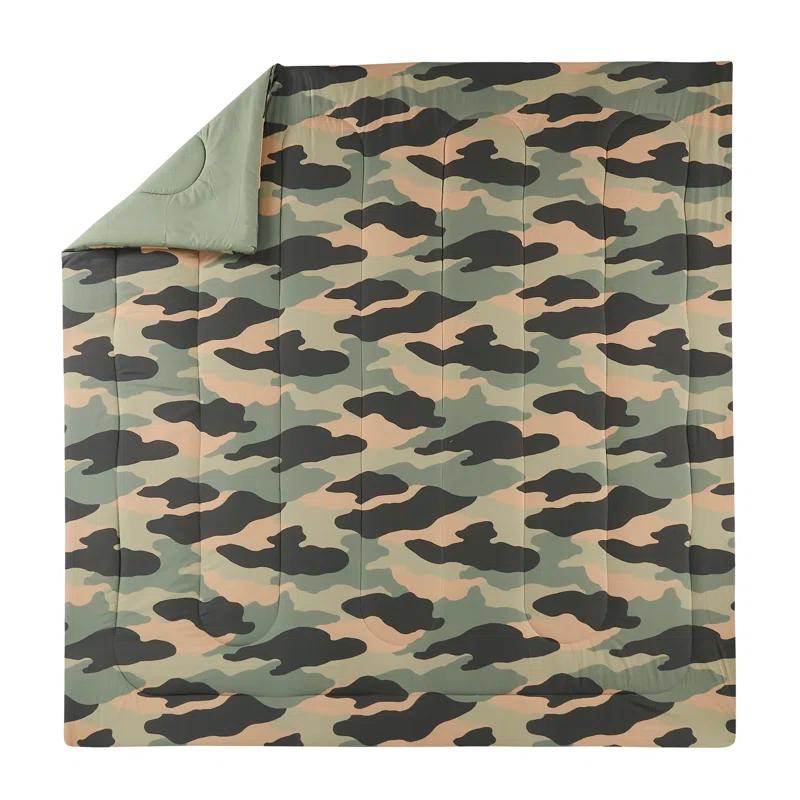 Urban Playground Covert Camo Reversible Microfiber Comforter Set