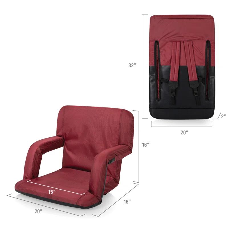 ONIVA™ Ventura Reclining Bleacher Seat with Armrests and Back Support & Reviews | Wayfair