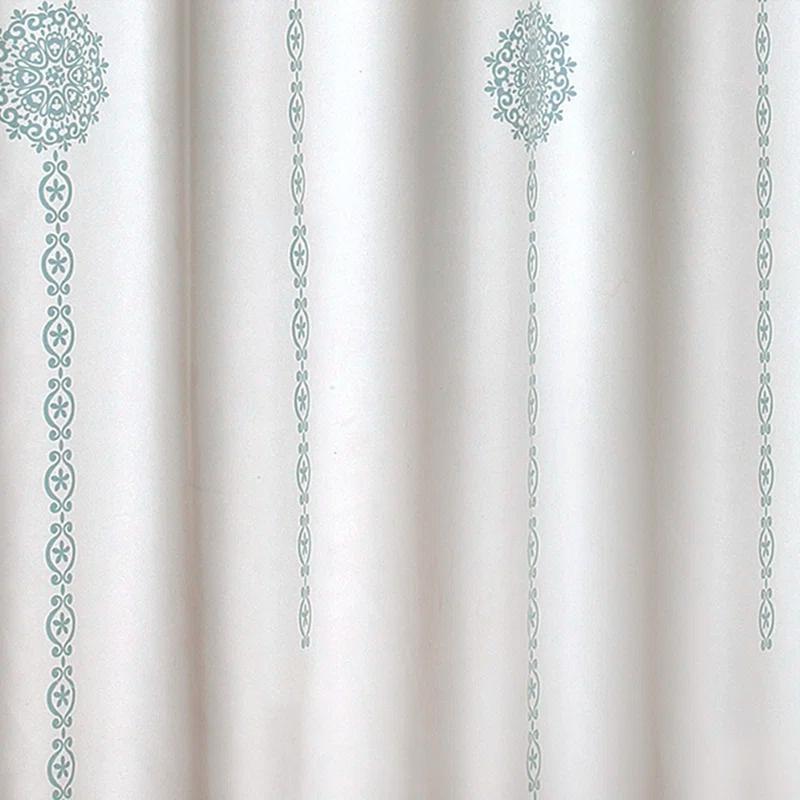 Lush Decor Stripe Medallion Shower Curtain