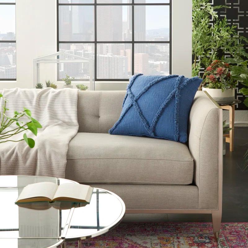Darya Home Fringed Throw Pillow