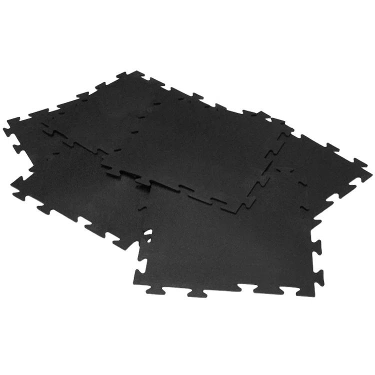 Rubber-Cal, Inc. Armor-Lock 3/8'' Rubber Tiles (Set of 12)