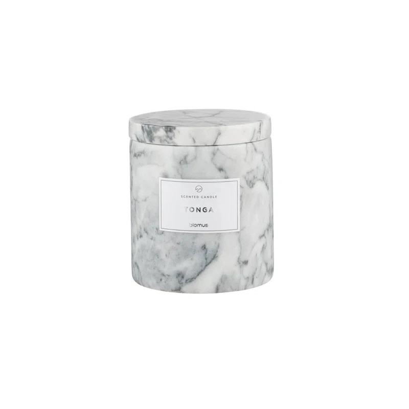 FRABLI Scented Candle w/Marble Container - Small - Tonga Fragrance