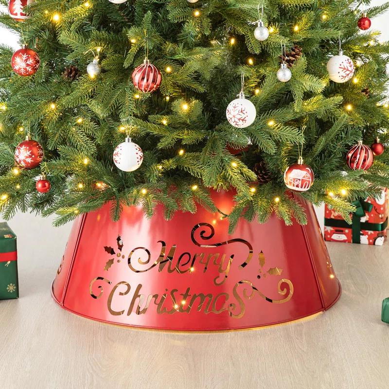 Diecut Metal Tree Collar with Lights