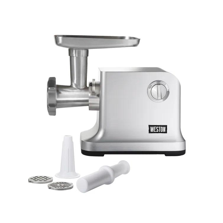 Weston Weston #12 Electric Meat Grinder & Sausage Stuffer with Powerful 750 Watt, 1 hp Motor