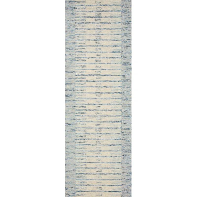 Chris Loves Julia x Loloi Chris Loves Julia x Loloi Chris Collection CHR-01 Ivory / Denim, Transitional  Area Rug
