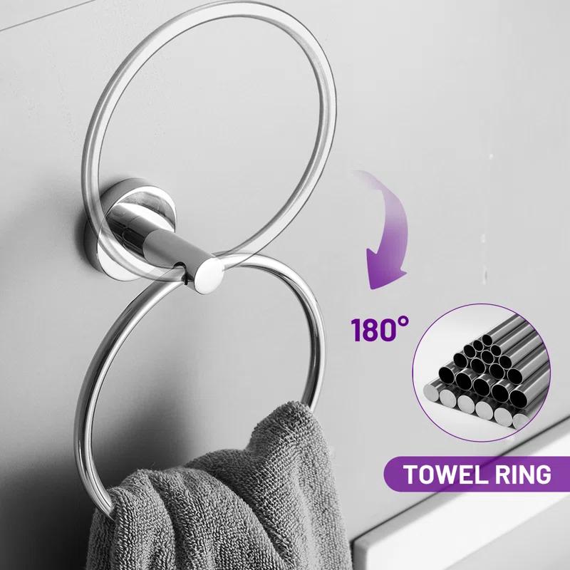 VIBRANTBATH 1020-C 5 - Piece Bathroom Hardware Set