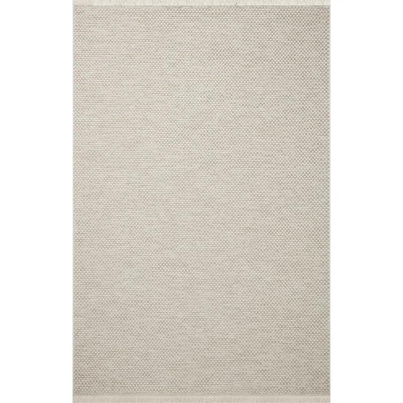 Amber Lewis x Loloi Malibu Ivory / Dove Indoor / Outdoor Area Rug