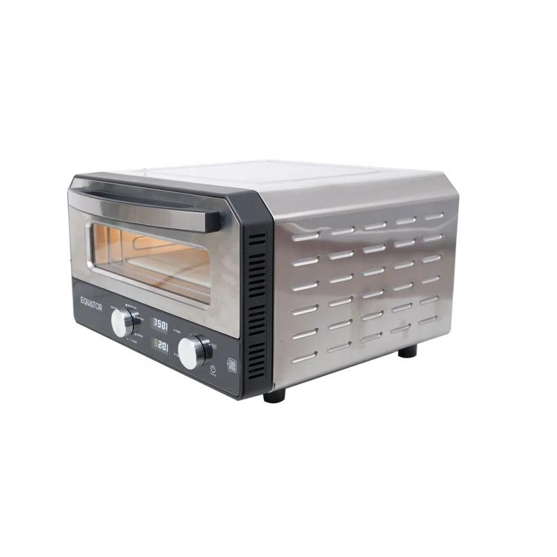 Equator Advanced Appliances Equator ELECTRIC PIZZA OVEN Multi Program w/ Baking Stone Countertop 0.5cf 110V | Wayfair