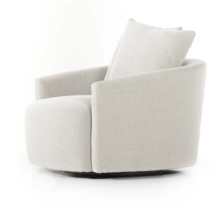 Kaila Swivel Chair - Delta Bisque