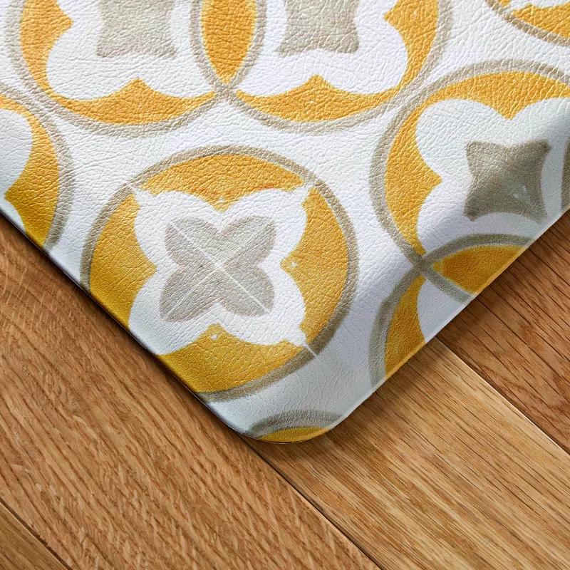 Fiesta FIESTA Postiano Tiles Geo Textured Anti-Fatigue Comfort Non-Slip Kitchen Runner Mat