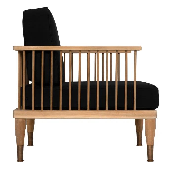 Noir Murphy Upholstered Armchair