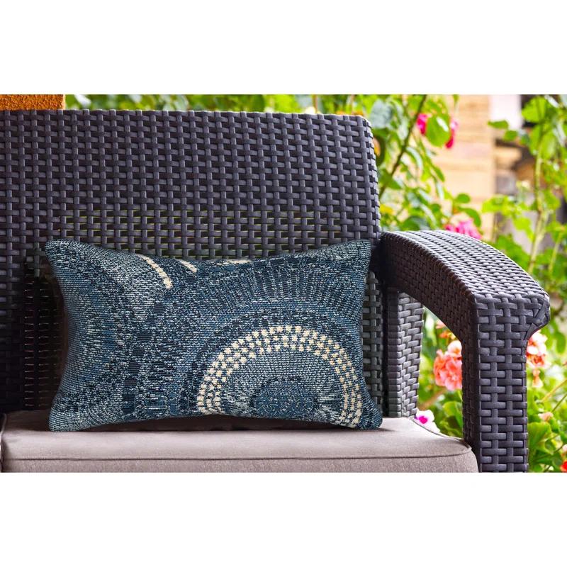 Liora Manne Marina Abstract Indoor/Outdoor Throw Pillow