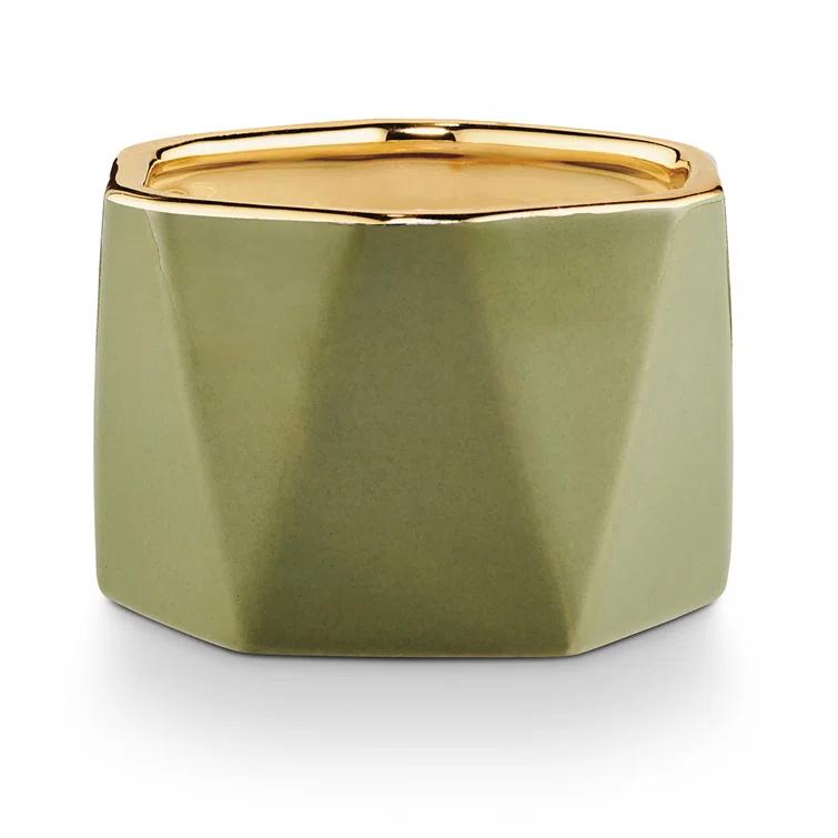 ILLUME Noble Holiday Balsam & Cedar Large Crackle Glass Candle