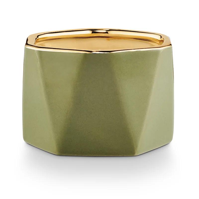 ILLUME Noble Holiday Balsam & Cedar Large Crackle Glass Candle