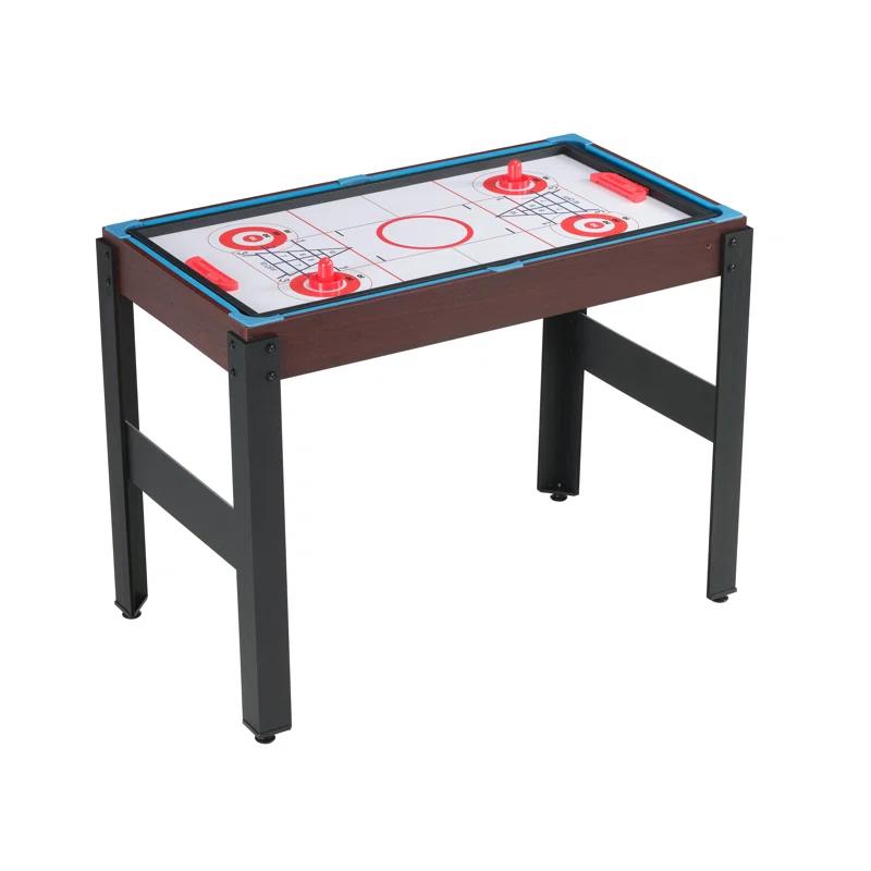 iYofe 16-In-1 Multi-Game Combination Table Includes Basketball, Table Tennis, Billiards, Push Hockey, Launch Football, Baseball, Mutter Toe And Skee Bean Bag Toss