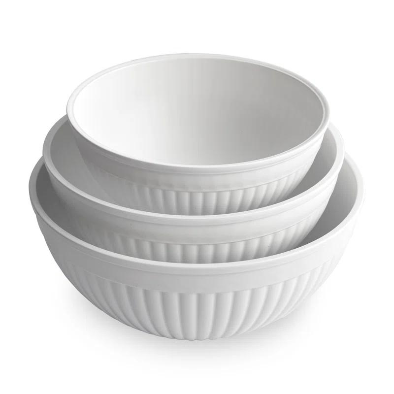 Nordic Ware 3-Piece Prep & Serve Mixing Bowl Set