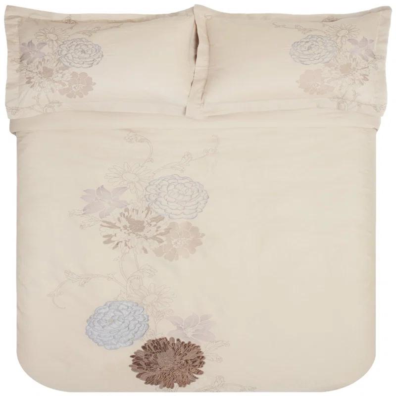 Cotton Floral Duvet Cover Set