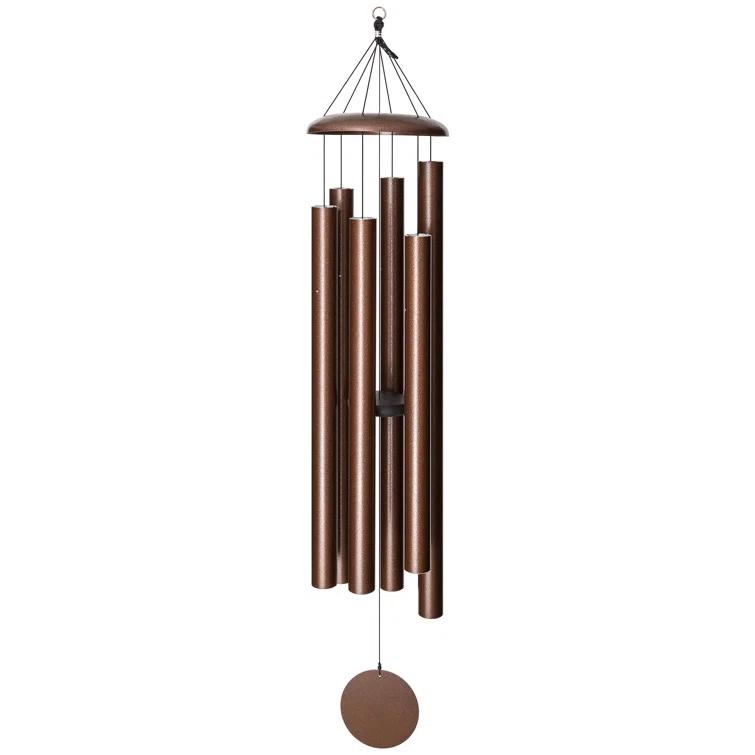 65" Copper Vein Aluminum Wind Chime for Outdoor Decor