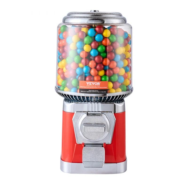 Stellweilan Tessberg 16"H Gumball Machine Vending Coin Bank Vintage Candy Dispenser PC Red
