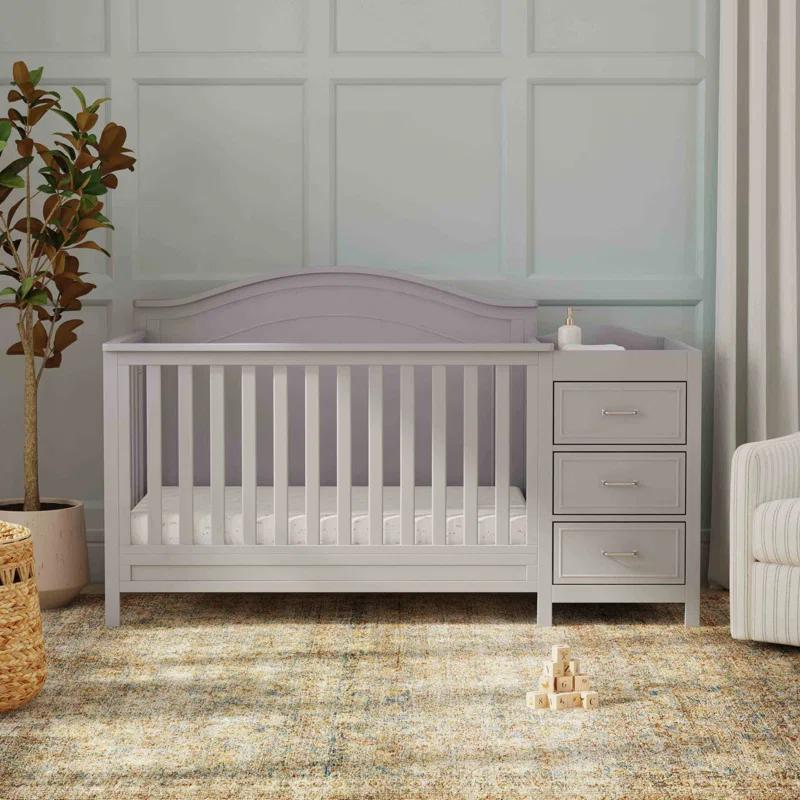 daVinci Charlie 4-in-1 Convertible Crib and Changer with Storage