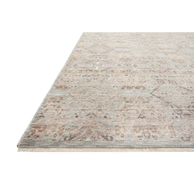 Zuma Rug by Amber Lewis x Loloi - Silver and Multicolor / 9'6" x 13'1"