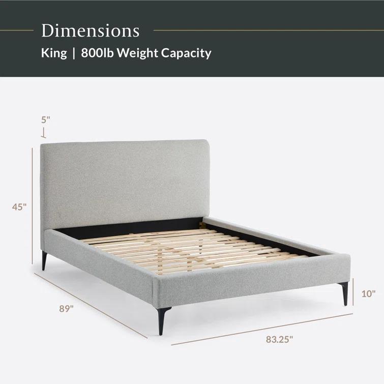 Wade Logan® Garfinkel Upholstered Platform Bed
