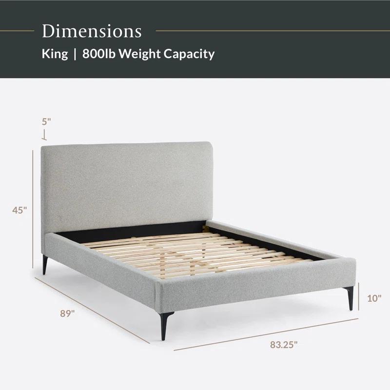 Wade Logan® Garfinkel Upholstered Platform Bed