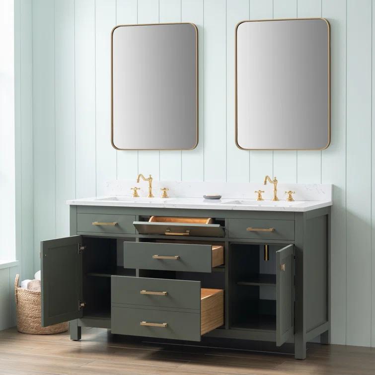 Latitude Run® Wenniah 60" Double Vanity