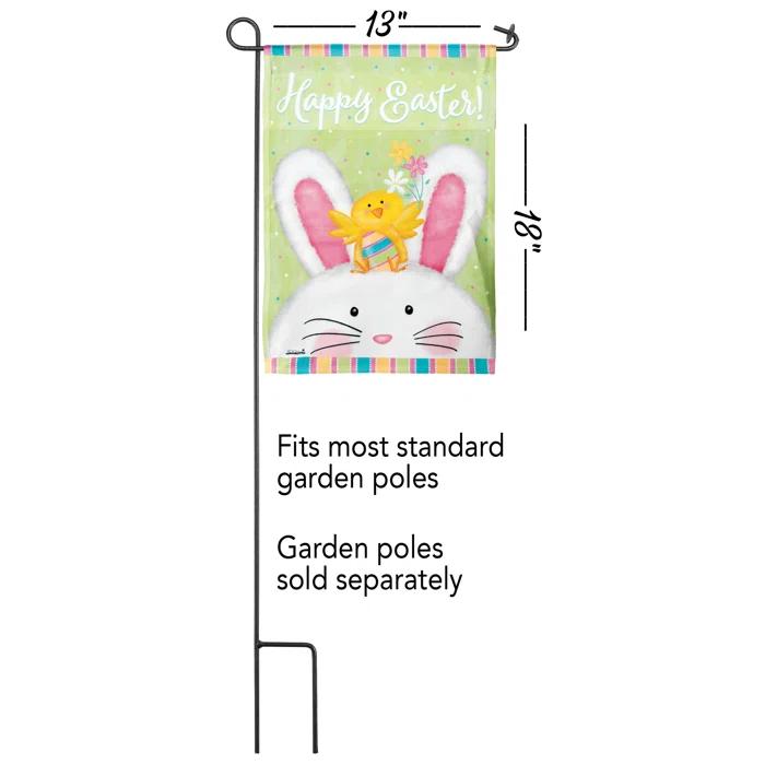 Dicksons Inc Double Sided 18'' H x 13'' W Polyester Animal Garden Flag