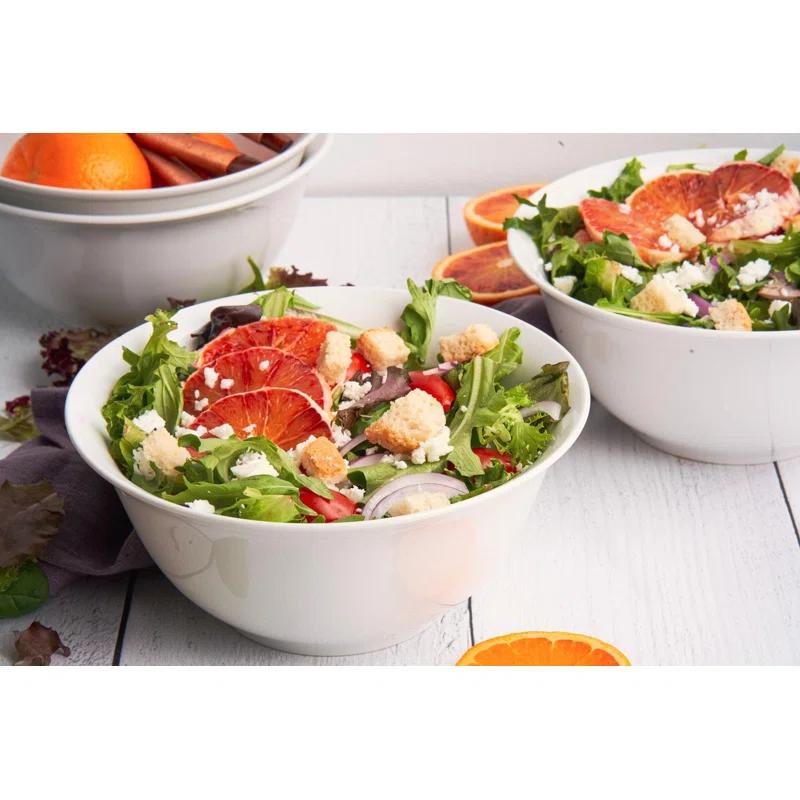 kook kook 41 Oz. Ceramic Salad Bowl (Set Of 4)