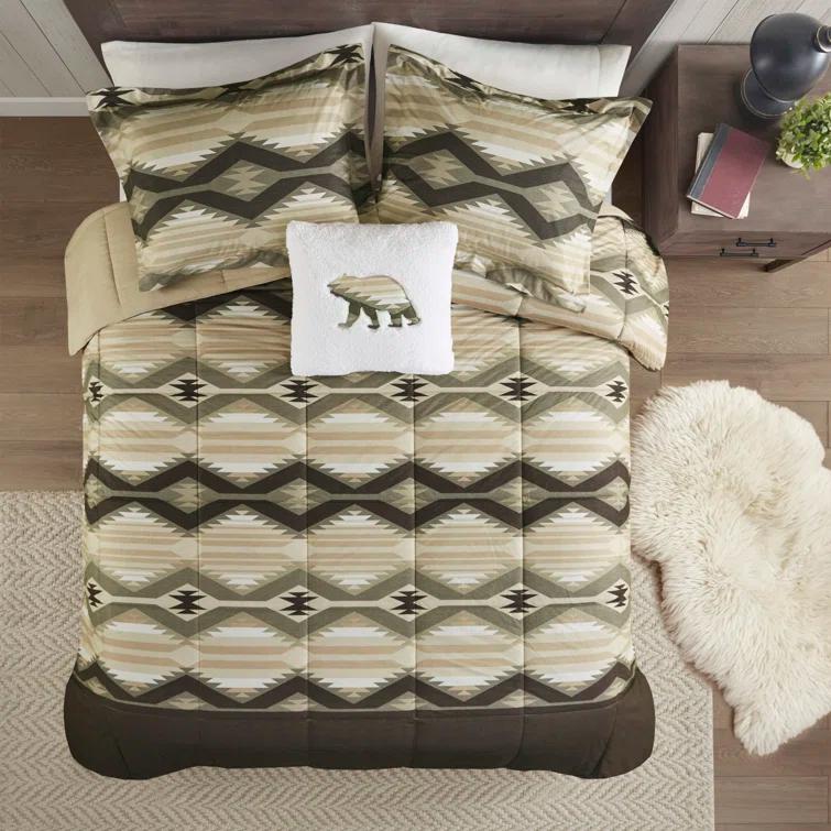 Woolrich Woolrich Emmet Creek Down Alternative Comforter Set with Throw Pillow