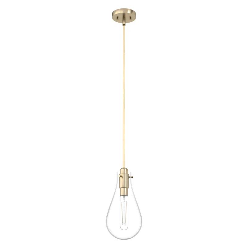 Lundin 1 - Light Single Tear Drop Pendant