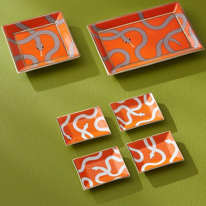 Eden Ceramic / Porcelain Tray - Set of 4 (Set of 4)