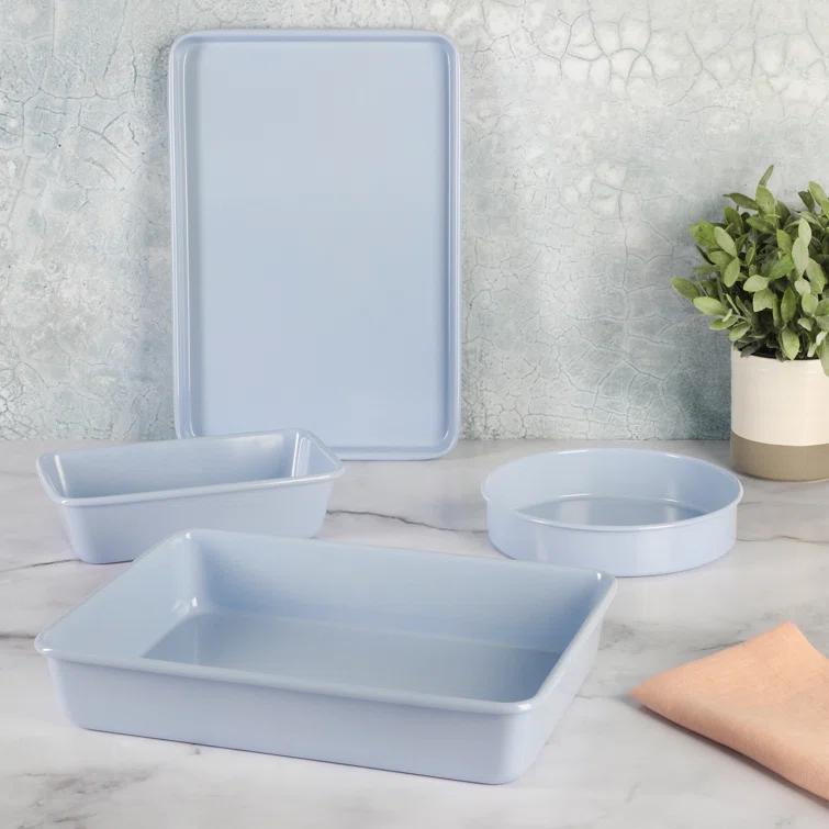 Martha Stewart Everyday Martha Stewart Everyday 4 Piece Carbon Steel Colored Bakeware Set In Lavender