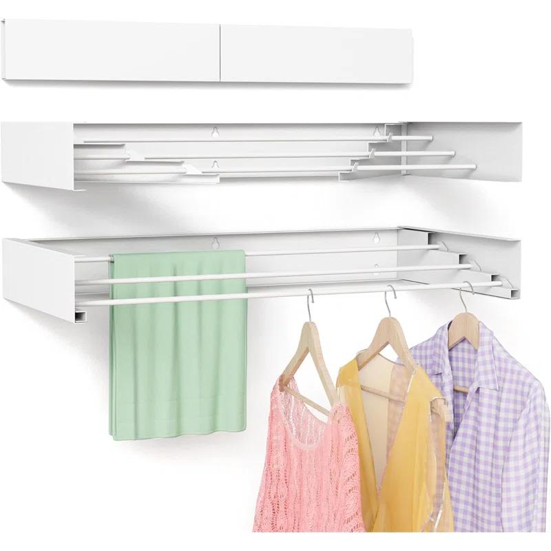 Rebrilliant Foldable Wall Mounted Drying Rack - 19.8 Inch, Space Saving Design