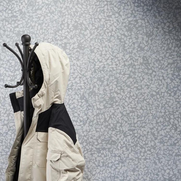 Jurassic Hex 9" Terrazzo Look Porcelain Floor & Wall Tile (8.07 Sq. Ft. / Case)